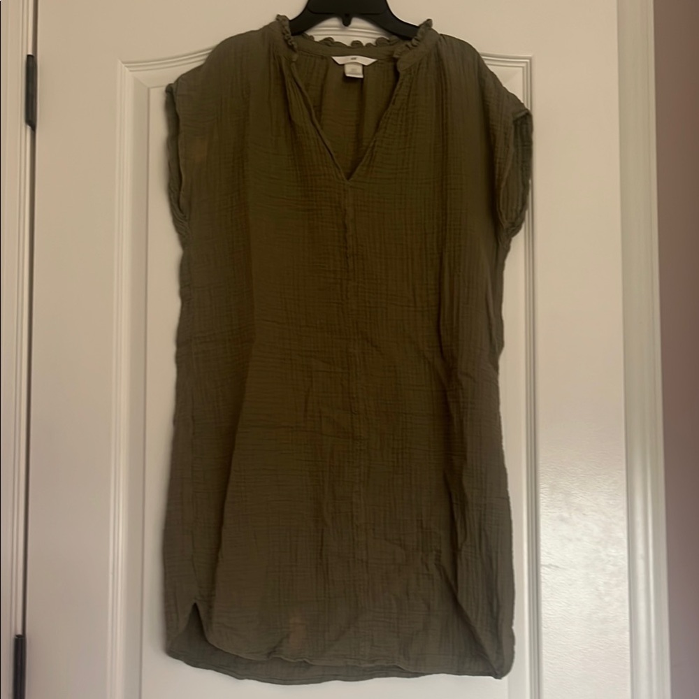Olive Green Women's Dress